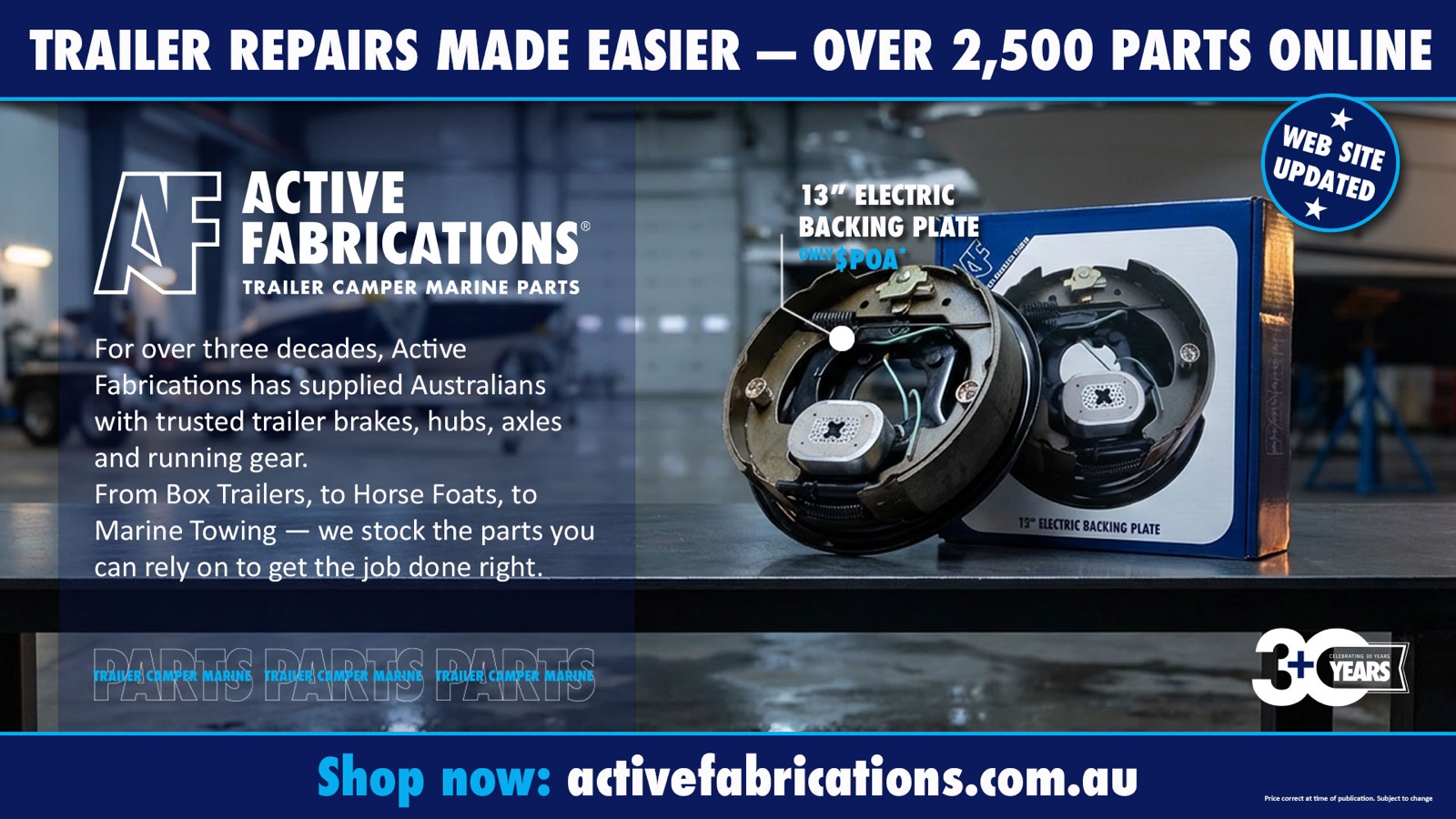 Active Fabrications AI-generated product advertising example 1