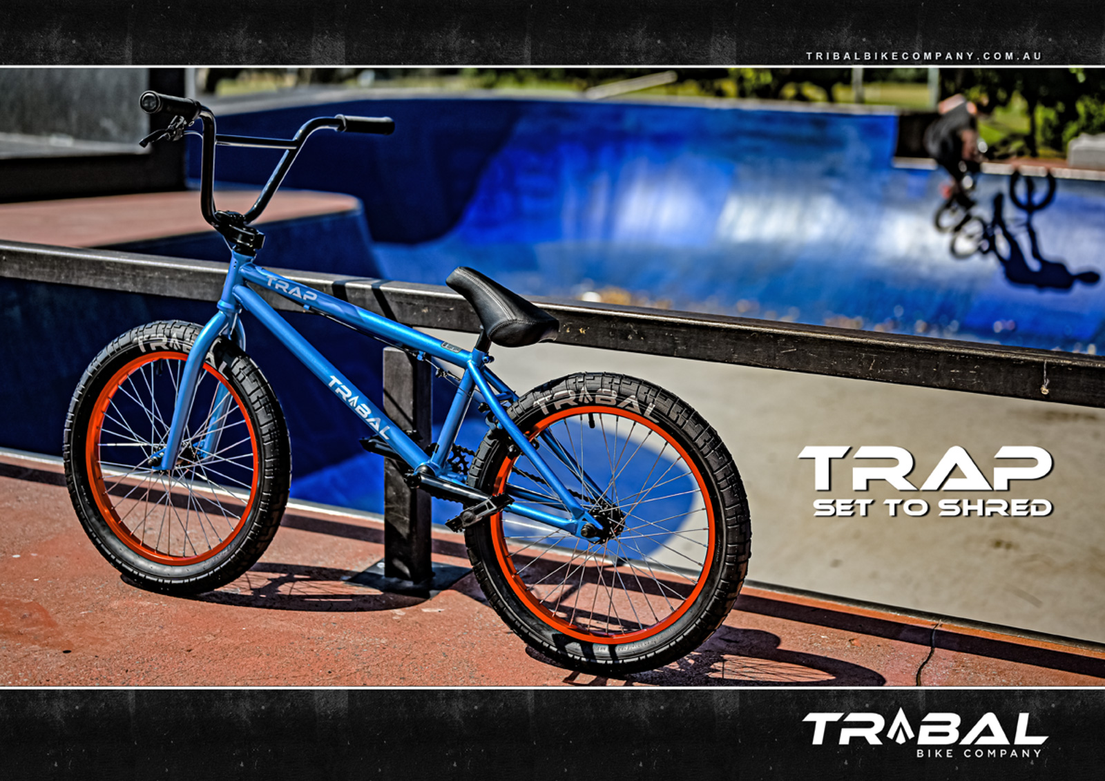 BMX rider in action